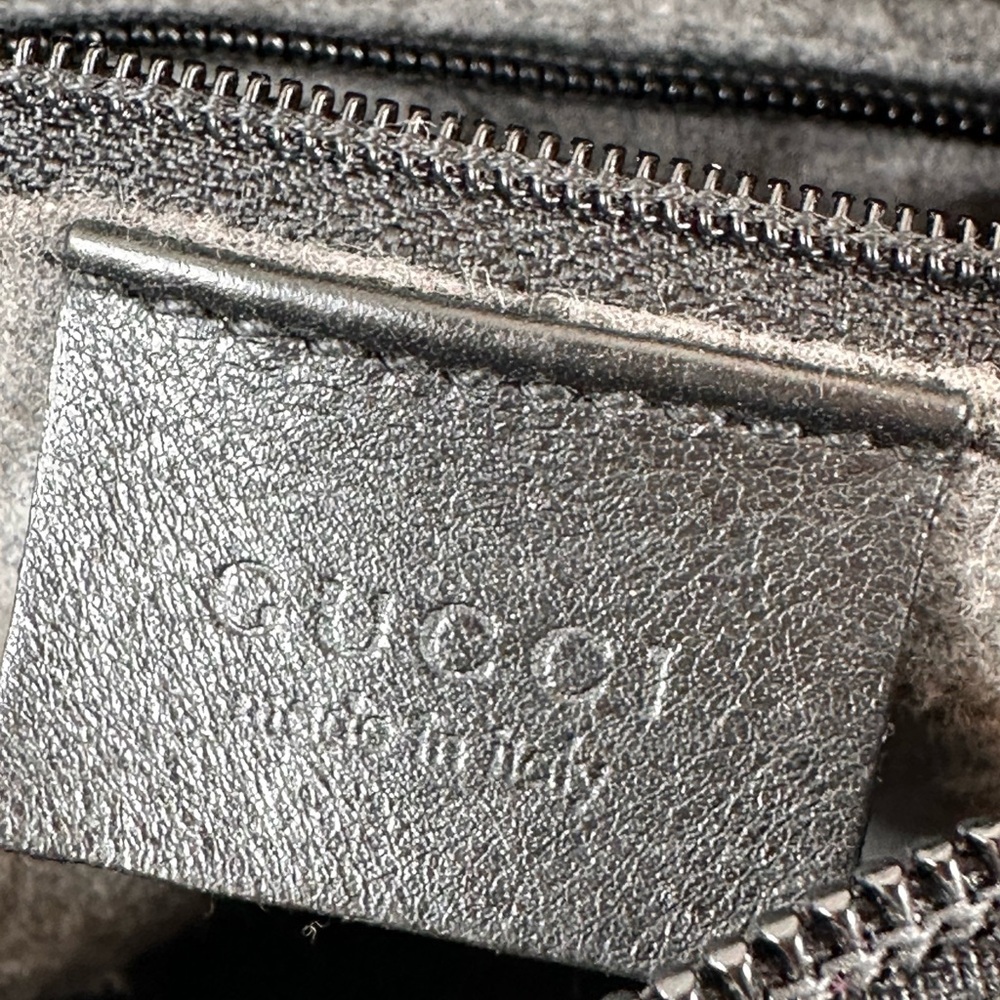 GUCCI Vintage Hand Bag 2 way Bamboo
Black Leather Authentic - Picture 10 of 16